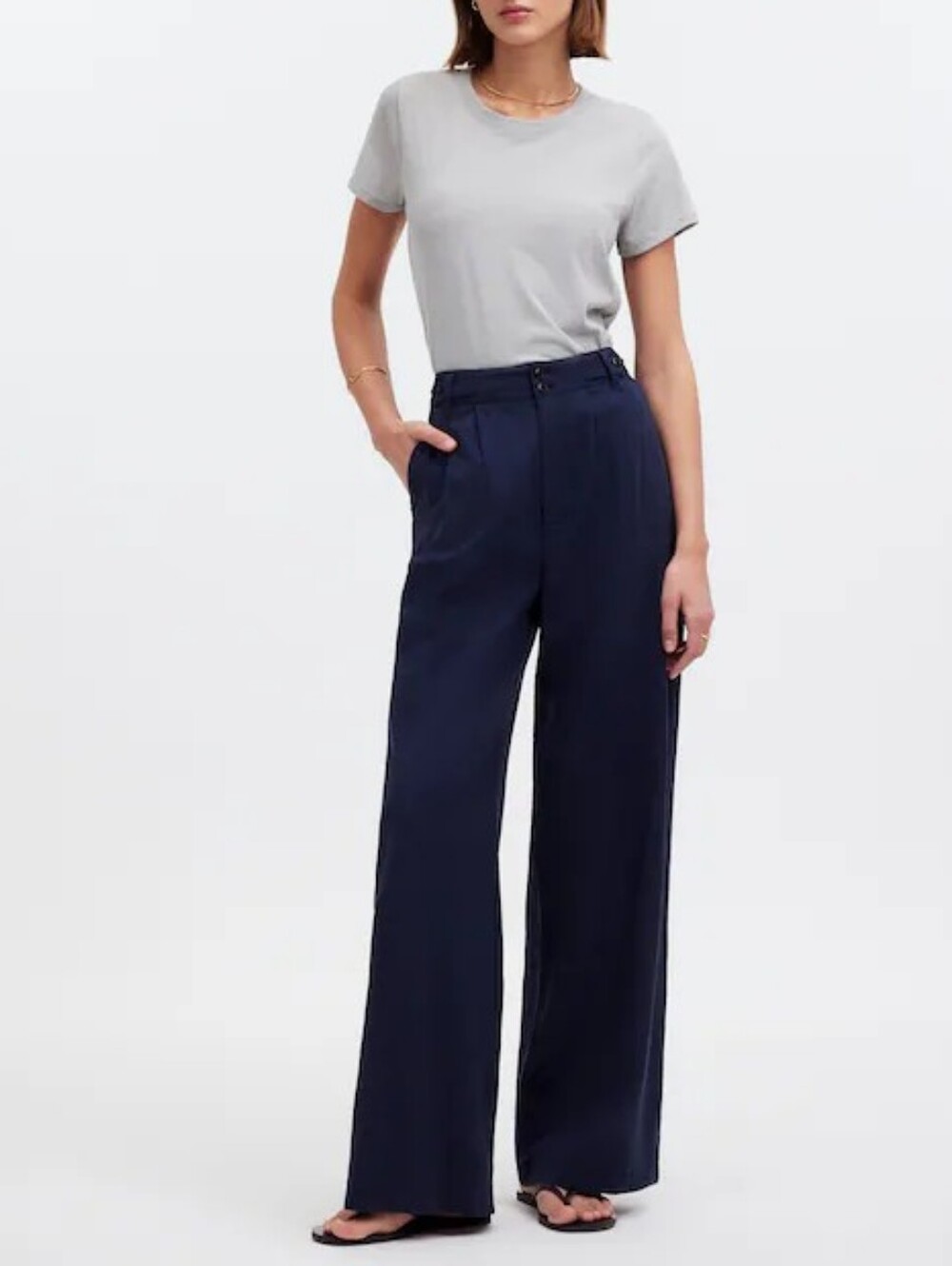 Madewell The Harlow Wide-Leg Pant Size 6